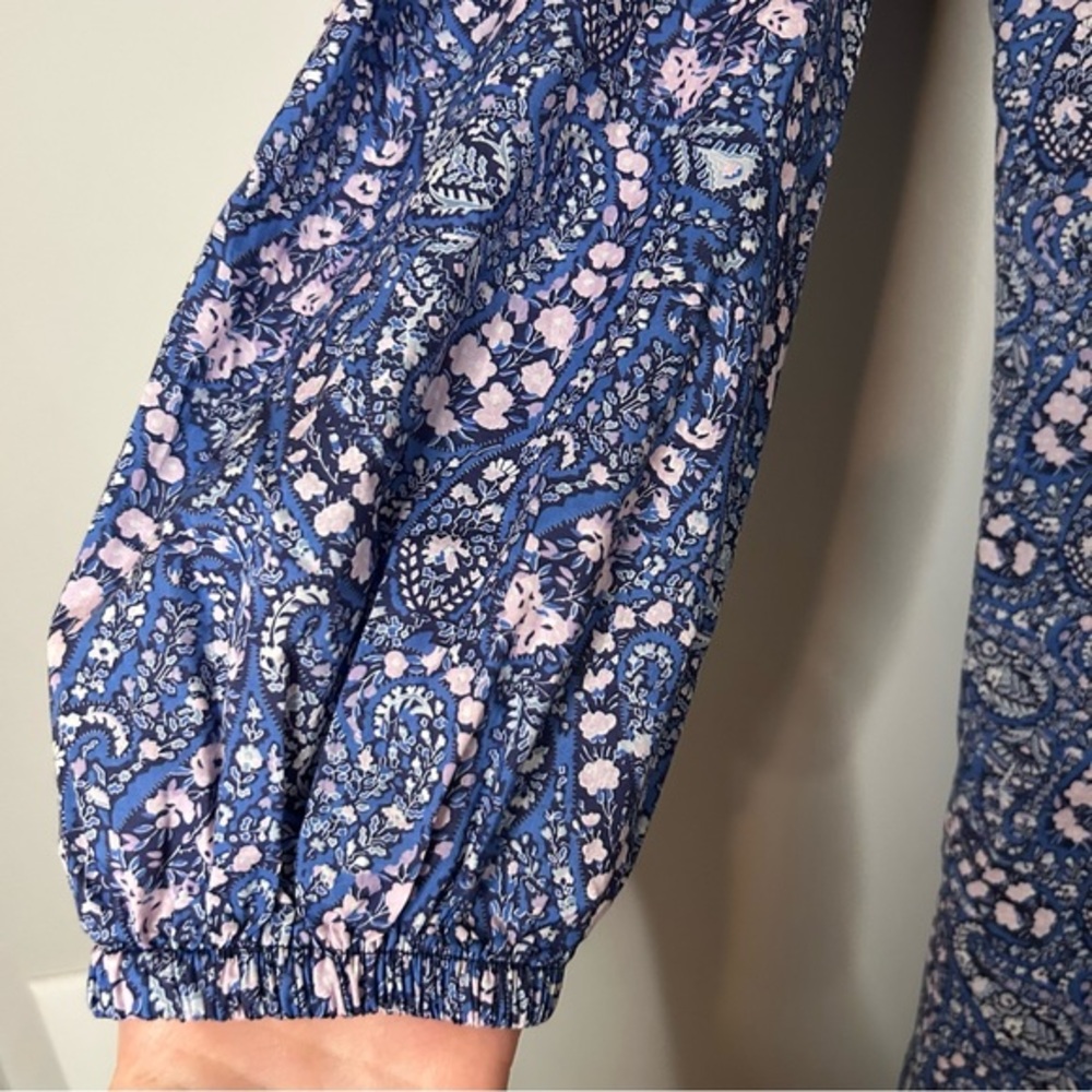 NWT J. Crew Sweetheart Long-Sleeve Mini Dress in Liberty®‎ Bourton Bloom Fabric - Picture 8 of 8
